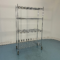 5' Portable Wire Shelving Unit image 1